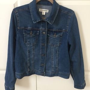 Denim Blue Jean Jacket L